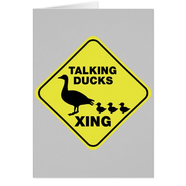 Talking Ducks Crossing (Front)