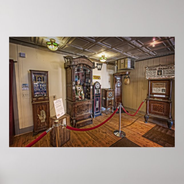 TALKING FORTUNE TELLER PENNY ARCADE GAME c. 1900 Poster (Front)