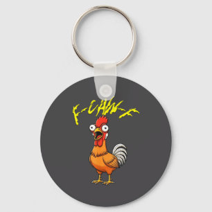 Talking Funny Chicken  Key Ring