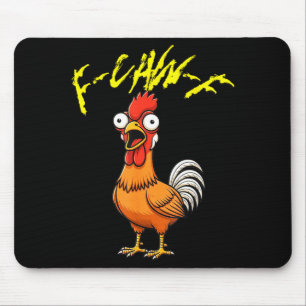Talking Funny Chicken  Mouse Mat