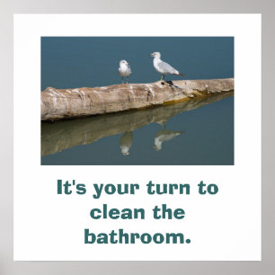 Talking Gull Poster