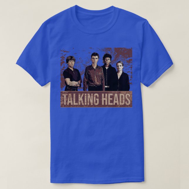Talking heads Fan art Brown Vintage T-Shirt (Design Front)