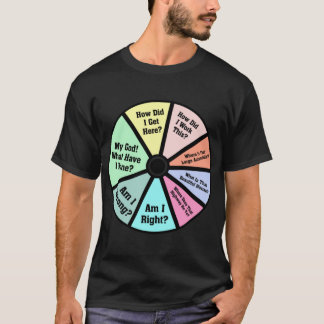 Talking Heads T-ShirtOnce In A Lifetime Pie Chart  T-Shirt