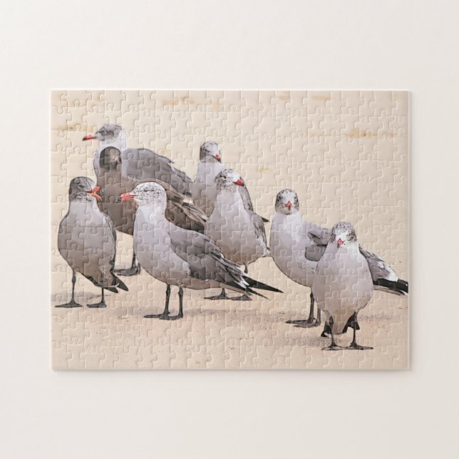 Talking in a Crowd Sea Bird Puzzle (Horizontal)