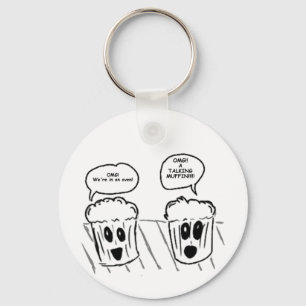 Talking Muffin Key Ring
