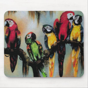 Talking Parrots ~ Mousepad