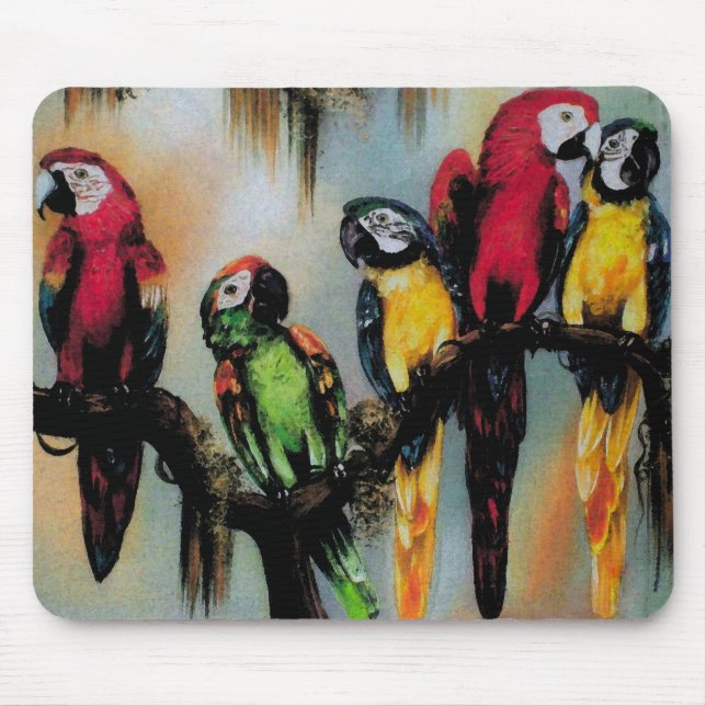 Talking Parrots ~ Mousepad (Front)