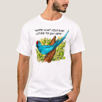 Talking ringneck parrot text is customisable