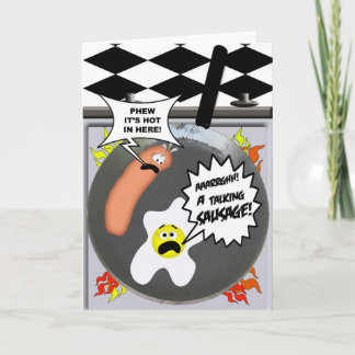Talking Sausage Card
