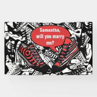 Talking shoes 1 + your own background & text banner