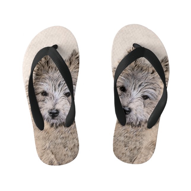 tall2 kid's flip flops (Footbed)