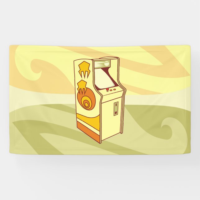 Tall arcade game console banner (Horizontal)