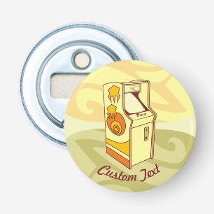 Tall arcade game console bottle opener