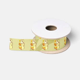 Tall arcade game console satin ribbon