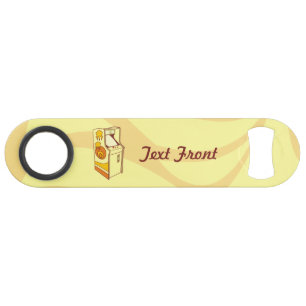 Tall arcade game console speed bottle opener