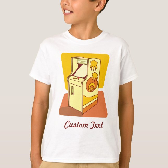 Tall arcade game console T-Shirt (Front)