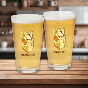 Tall Arcade Games Console Glass