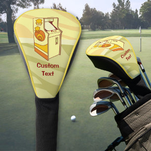 Tall Arcade Games Console Golf Head Cover