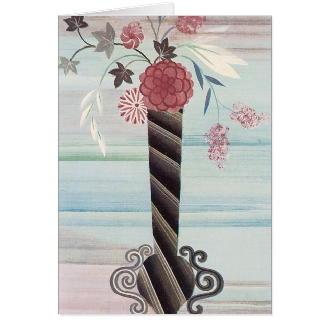 Tall Art Deco Vase (Front)