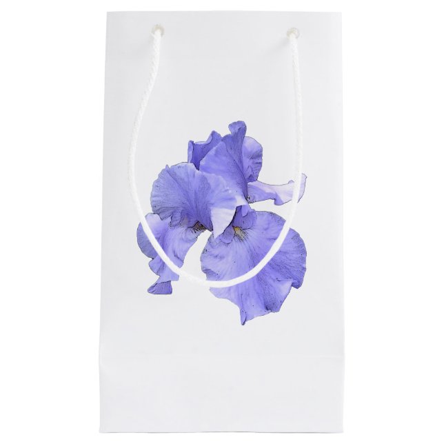 Tall Bearded Purple Iris Small Gift Bag (Front)