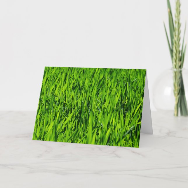 Tall Blades of Grass Card (Front)