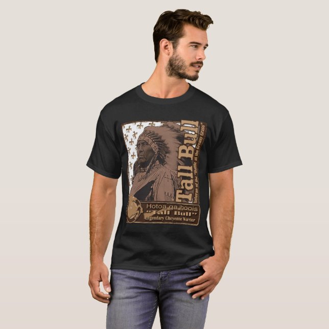 Tall Bull Cheyenne Warrior T-Shirt (Front Full)
