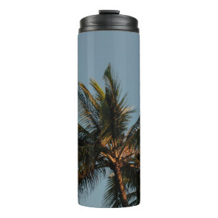 Tall coconut tree thermal tumbler