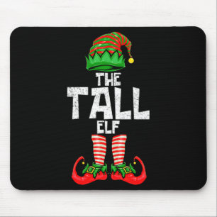 Tall Elf Christmas Matching Family  Mouse Mat