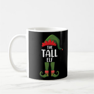 Tall Elf Matching Family Christmas Coffee Mug