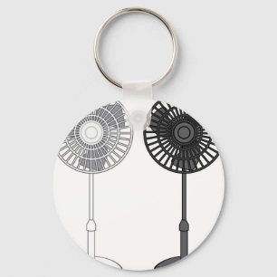 Tall Fan Key Ring