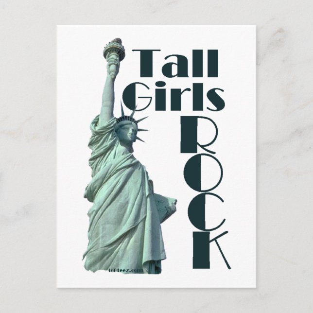 Tall Girls ROCK Postcard (Front)