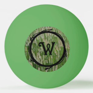 Tall Green Grasses Seeds Ping Pong Ball