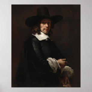Tall Hat and Gloves  - Rembrandt Fine Art Poster