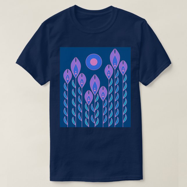 Tall Indigo Indigo T-Shirt (Design Front)