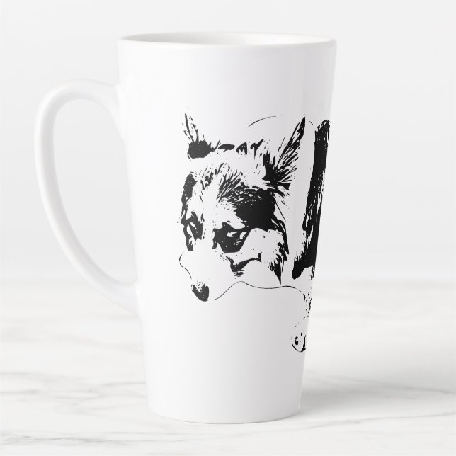 Tall Ink, Gentle Rise Latte Mug (Left)