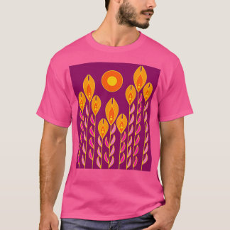 Tall Irises Orange T-Shirt