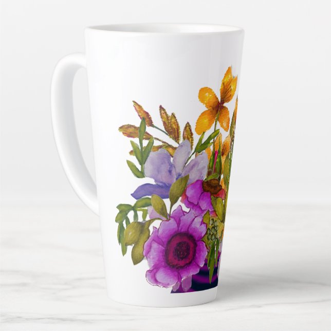 Tall Latte Cup (Left Angle)