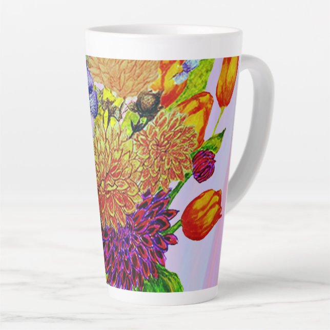 Tall latte mug (Right Angle)