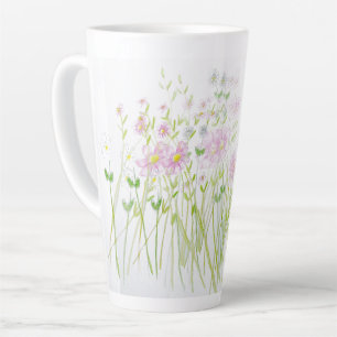 Tall latte mug