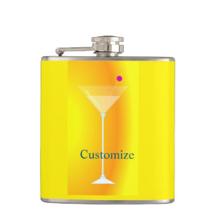 Tall Martini Cocktail Thunder_Cove Hip Flask