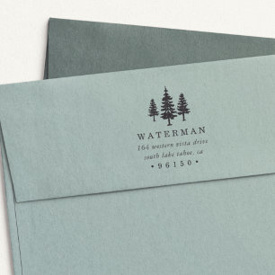 Tall Pines Return Address Self-inking Stamp