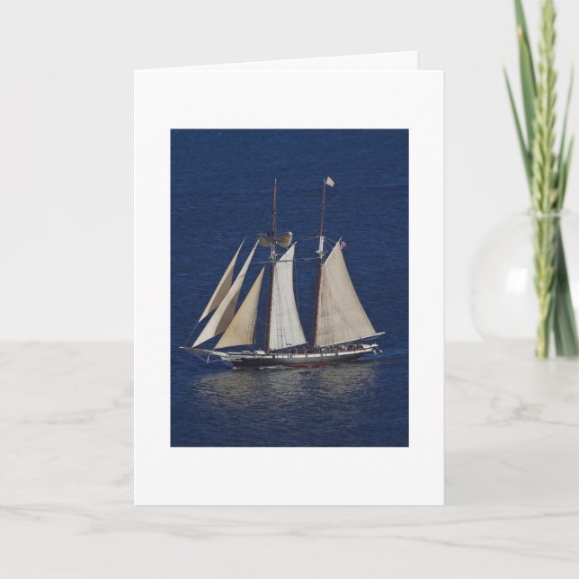 Tall ship cabrillo monument Birthday Card (Front)