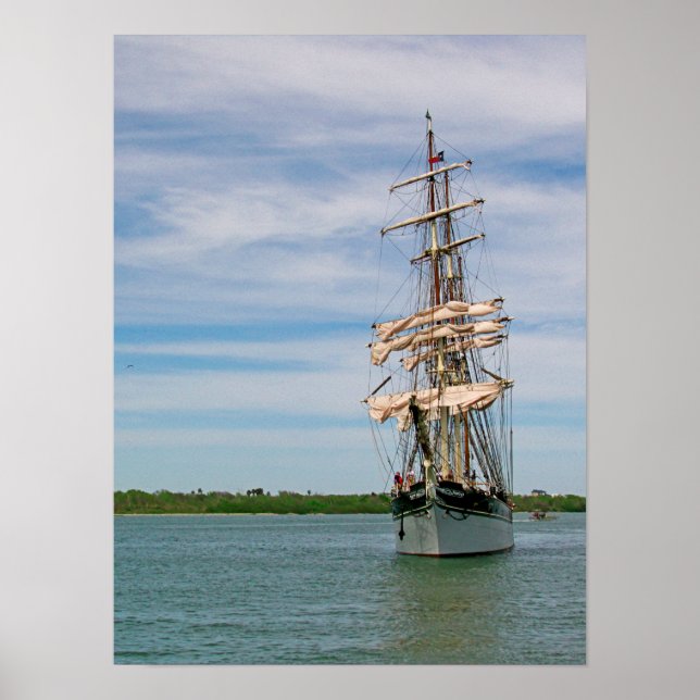 Tall Ship Elissa Poster (Front)