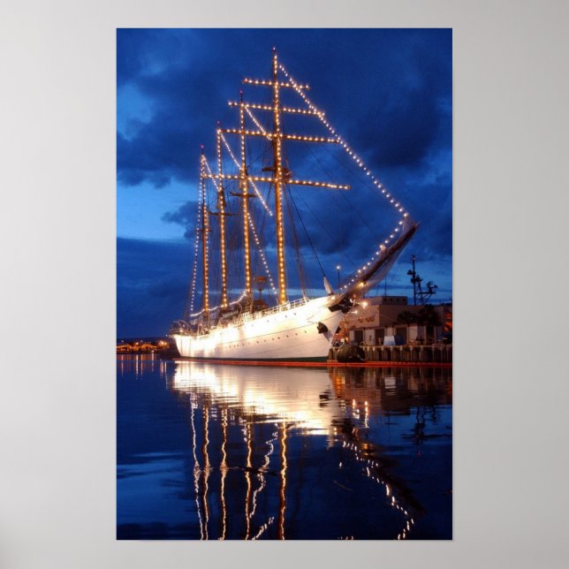 Tall Ship Esmeralda Poster (Front)