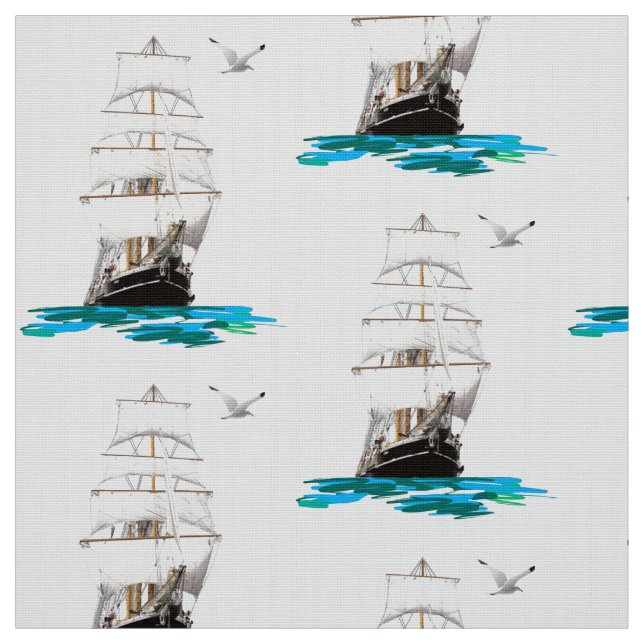 Tall Ship Fabric (Swatch)