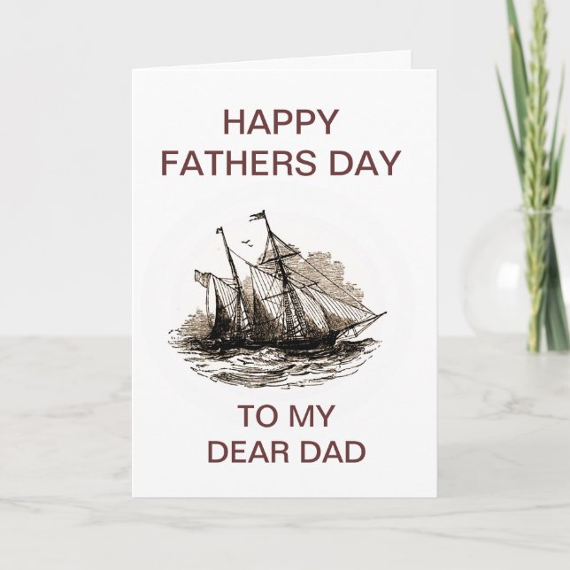 TALL SHIP GREETING CARD (Front)