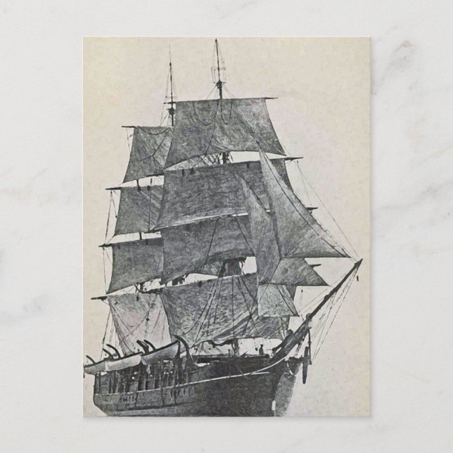 Tall Ship Logo Postcard (Front)