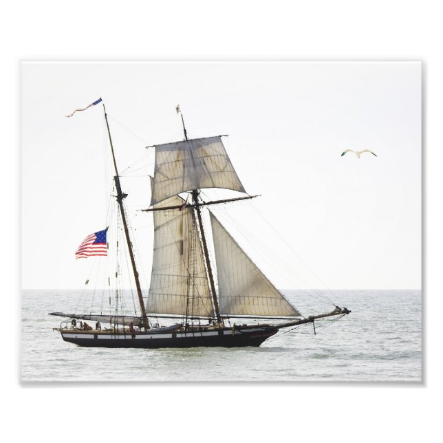 Tall Ship Lynx Photo Print (Front)