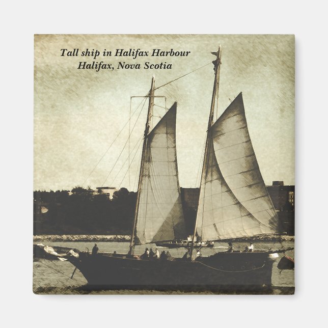 Tall Ship Magnet (Front)