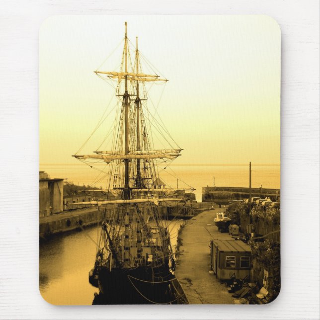 Tall Ship Mouse Mat (Front)